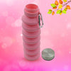 Foldable Silicone Water Bottle - Leak Proof, Portable & Travel Friendly
