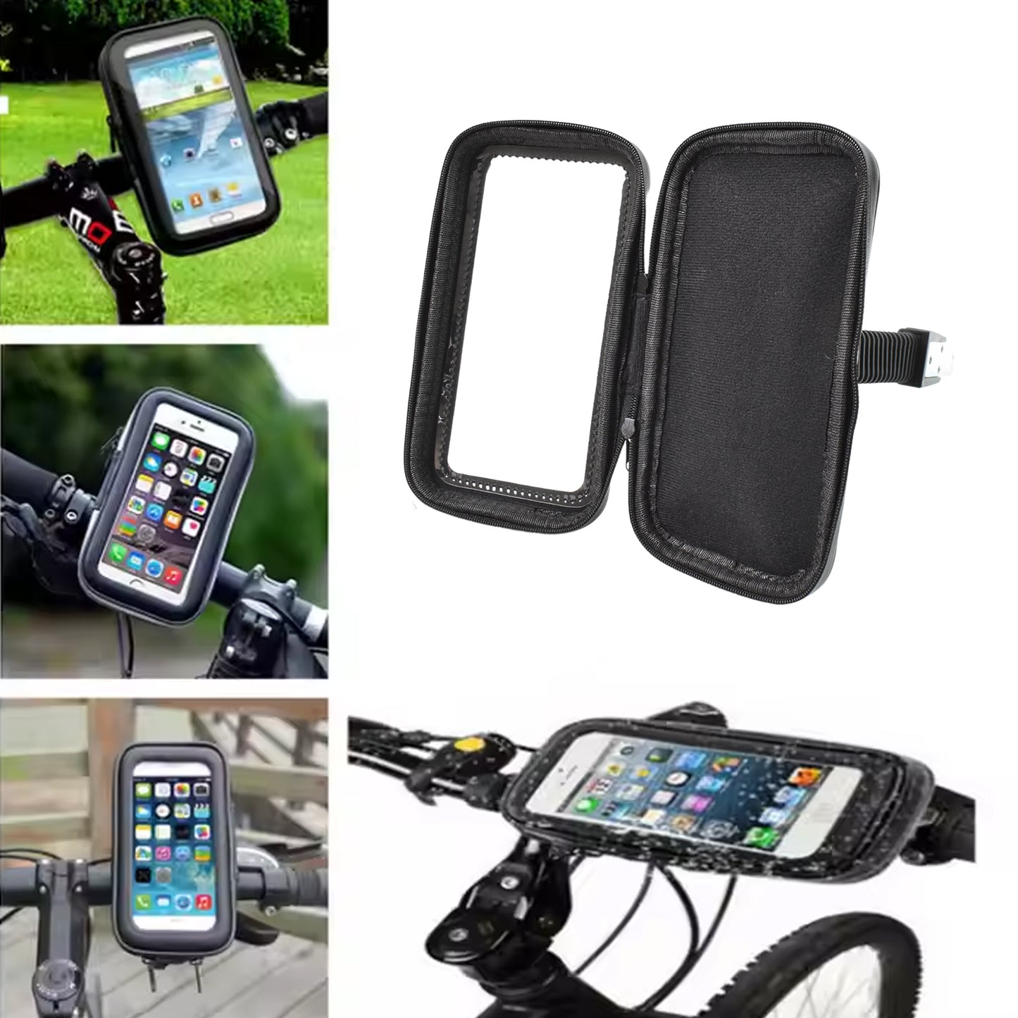 Phone Holder Case Weather Resistant Bike Mount (1 Pc) - LootFaat