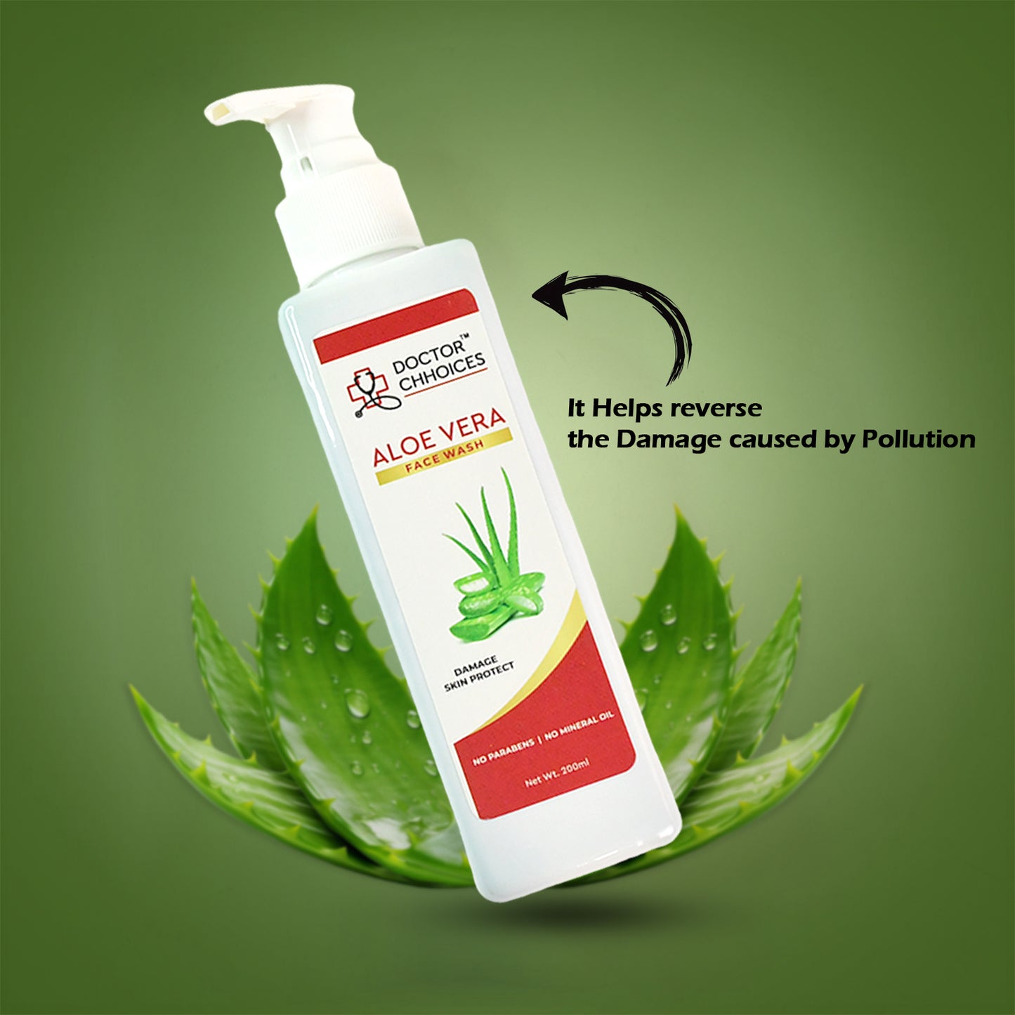 Doctor Chhoices Aloe Vera Face Wash 200ml