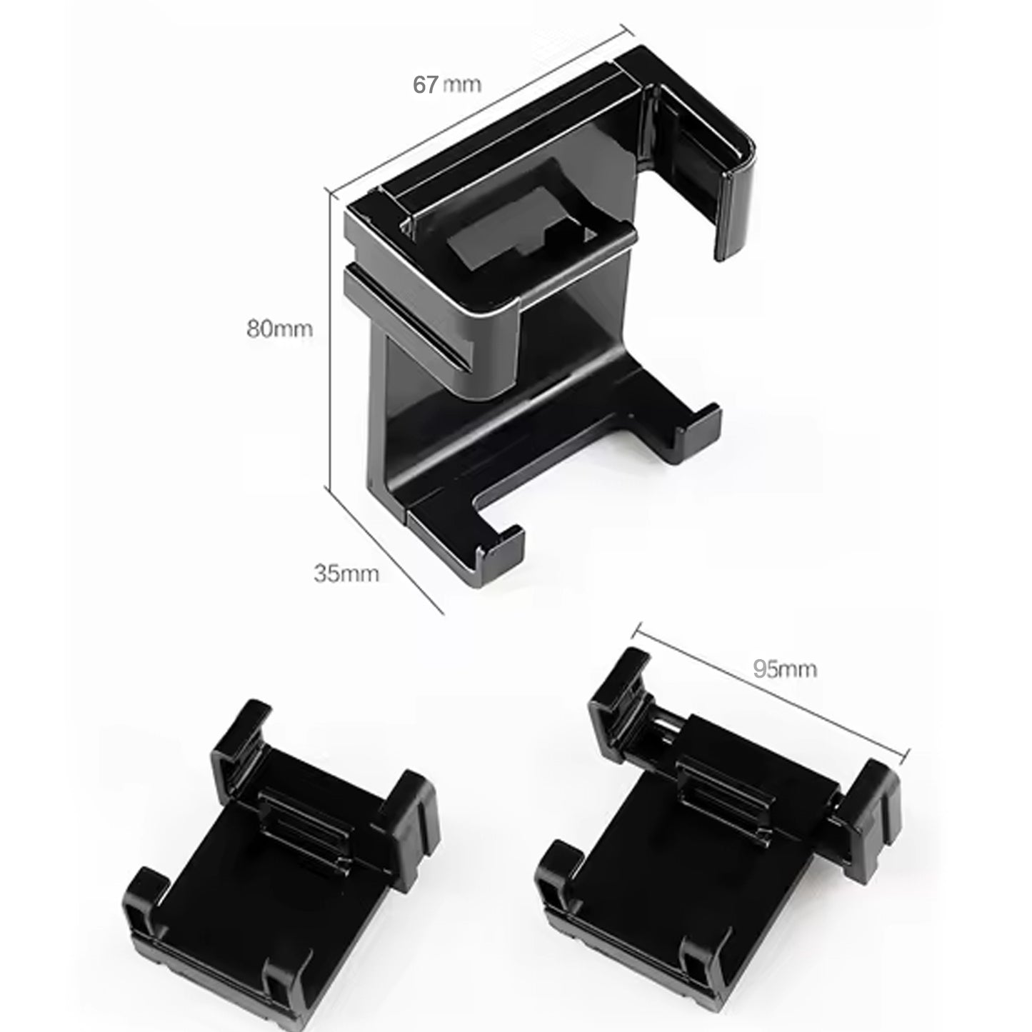 Smart phone Car Phone Holder Car Air Conditioning Vent Phone Holder Holder Stand For Mobile Phone Cellphone Gps Dashboard Bracket For Car (1 Pc) - LootFaat