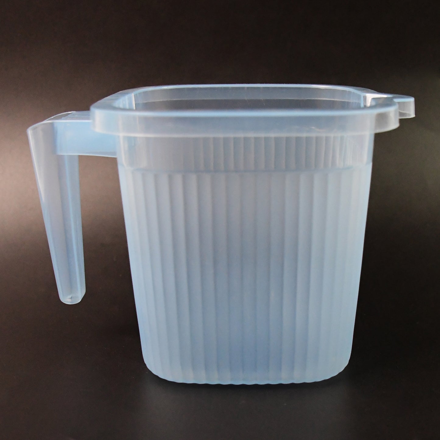 Plastic Square Transparent Bath Water Mug (1 Pc 1000 Ml Mix Color) - LootFaat