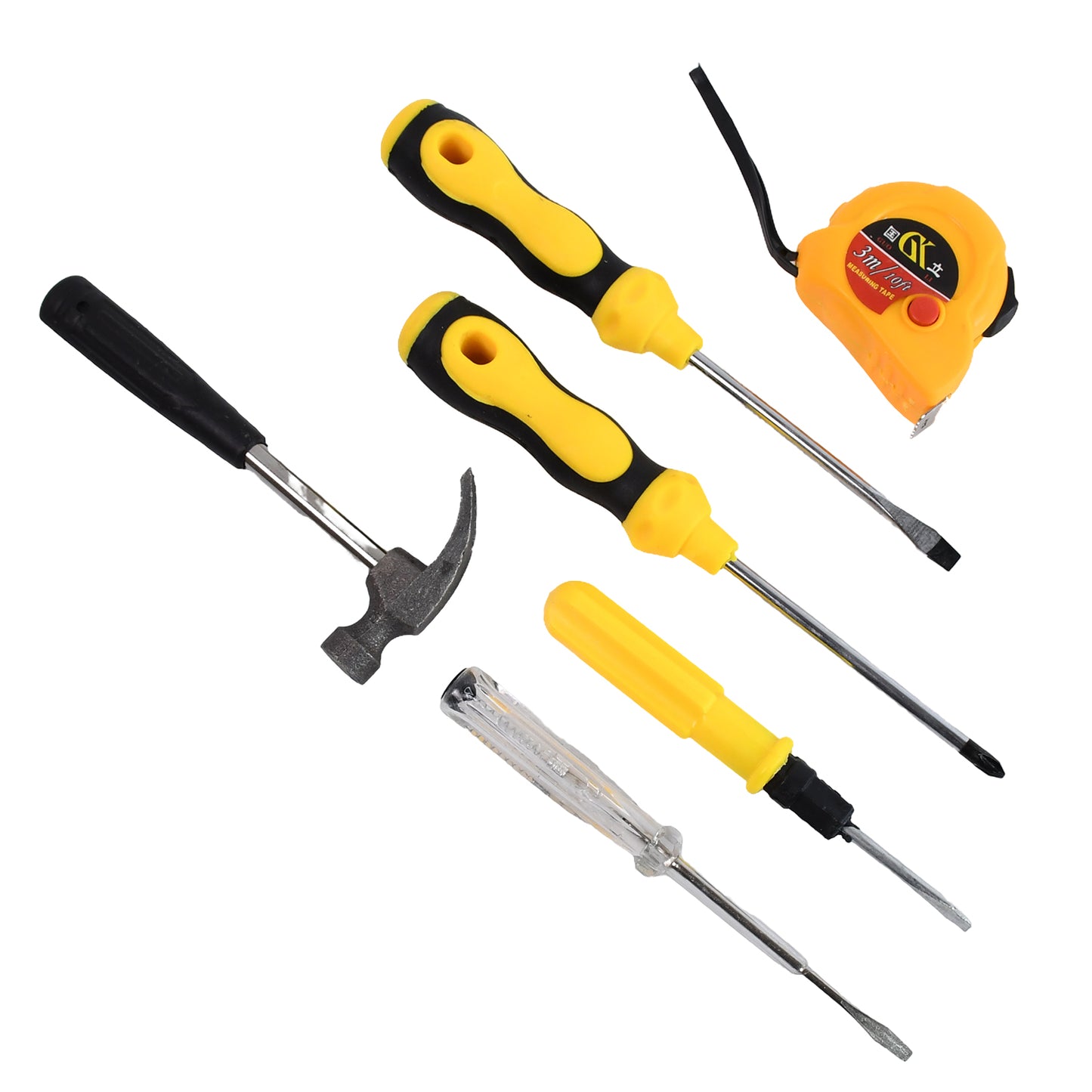 6-in-1 Home Repair Tool Kit - Screwdriver Set with Storage Case