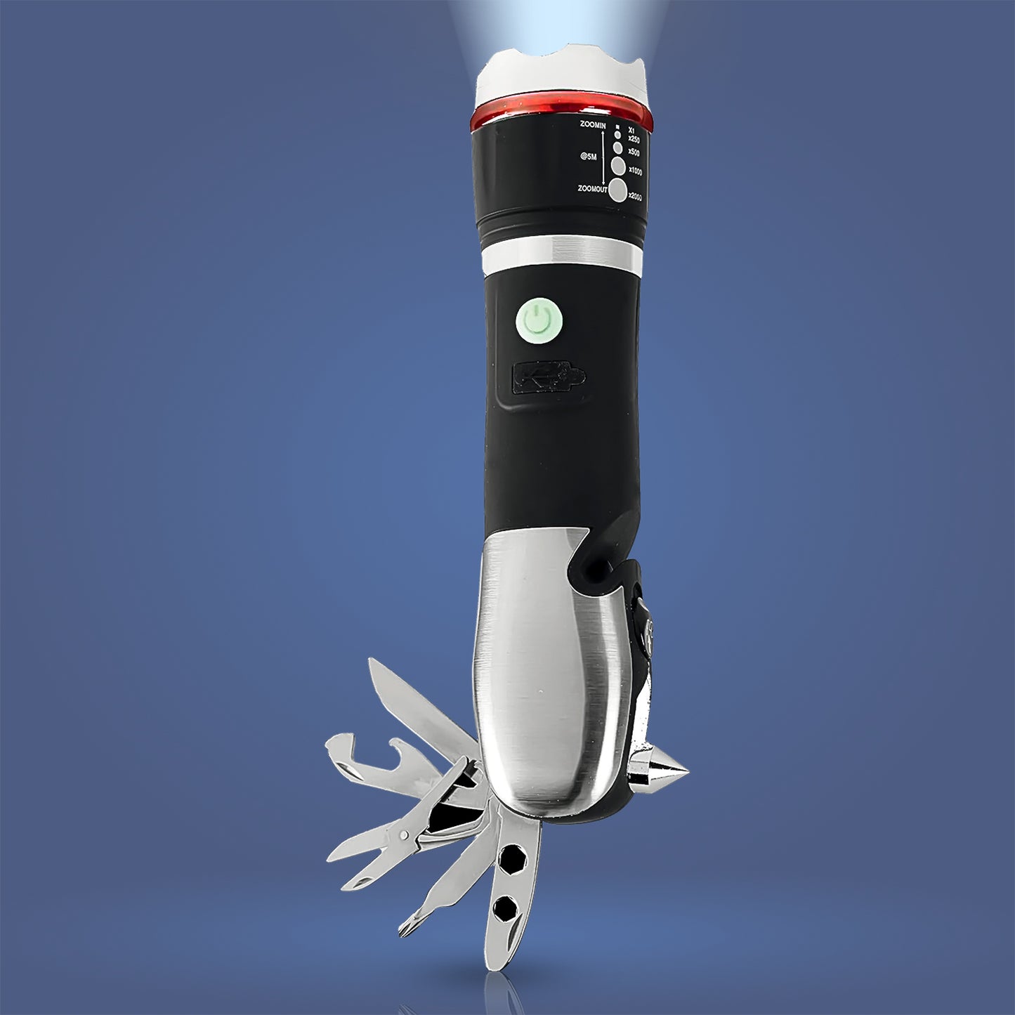 Multi Tool Led Flashlight All In One Tool Light (1 Pc) - LootFaat