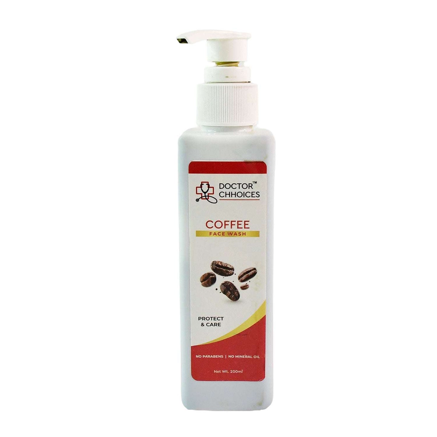 Doctor Chhoices Coffee Face Wash 200ml - Tan Removal & Deep Cleansing