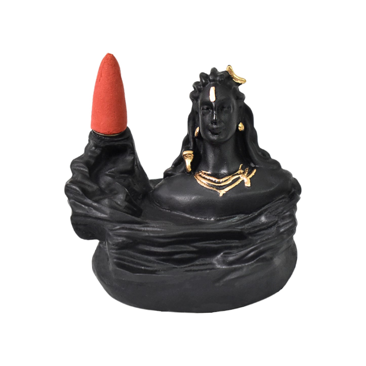 Adiyogi Shiva Backflow Smoke Fountain Incense Holder Burner (1 Pc) - LootFaat