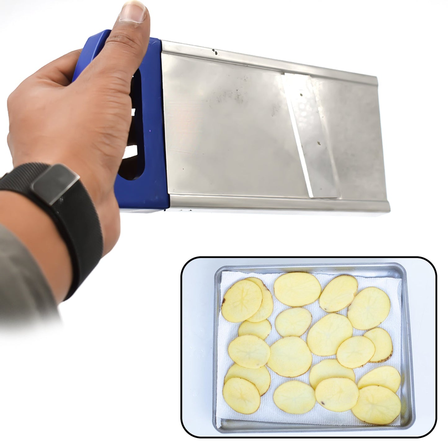 Plain Potato Slicer Used In All Kinds Of Household Kitchen Purposes For Cutting And Slicing Of Potatoes. - LootFaat