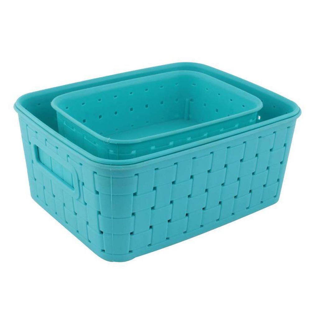 Multipurpose Smart Shelf Basket Storage Basket (Set 3 Pc) - LootFaat