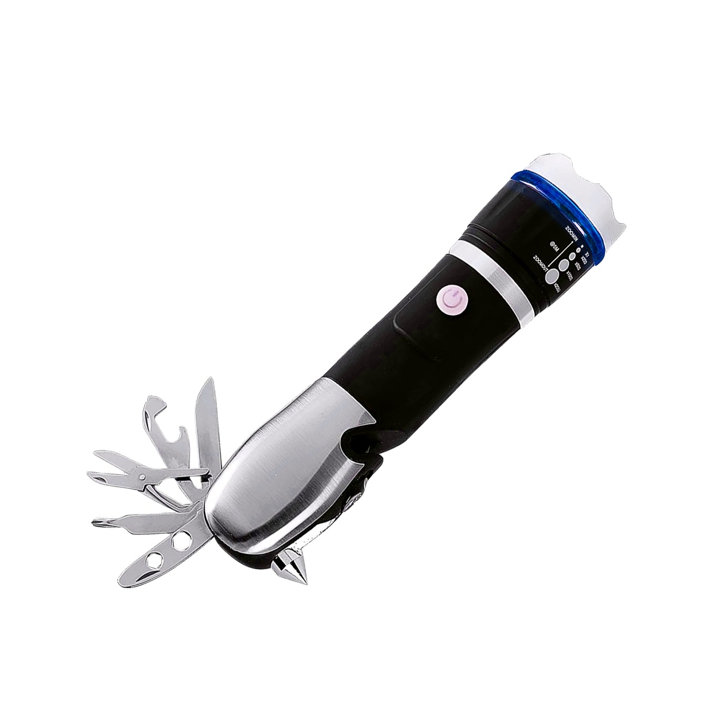 Battery Operated Multi Tool Led Flashlight All In One Tool Light (1 Pc Battery Not Included) - LootFaat