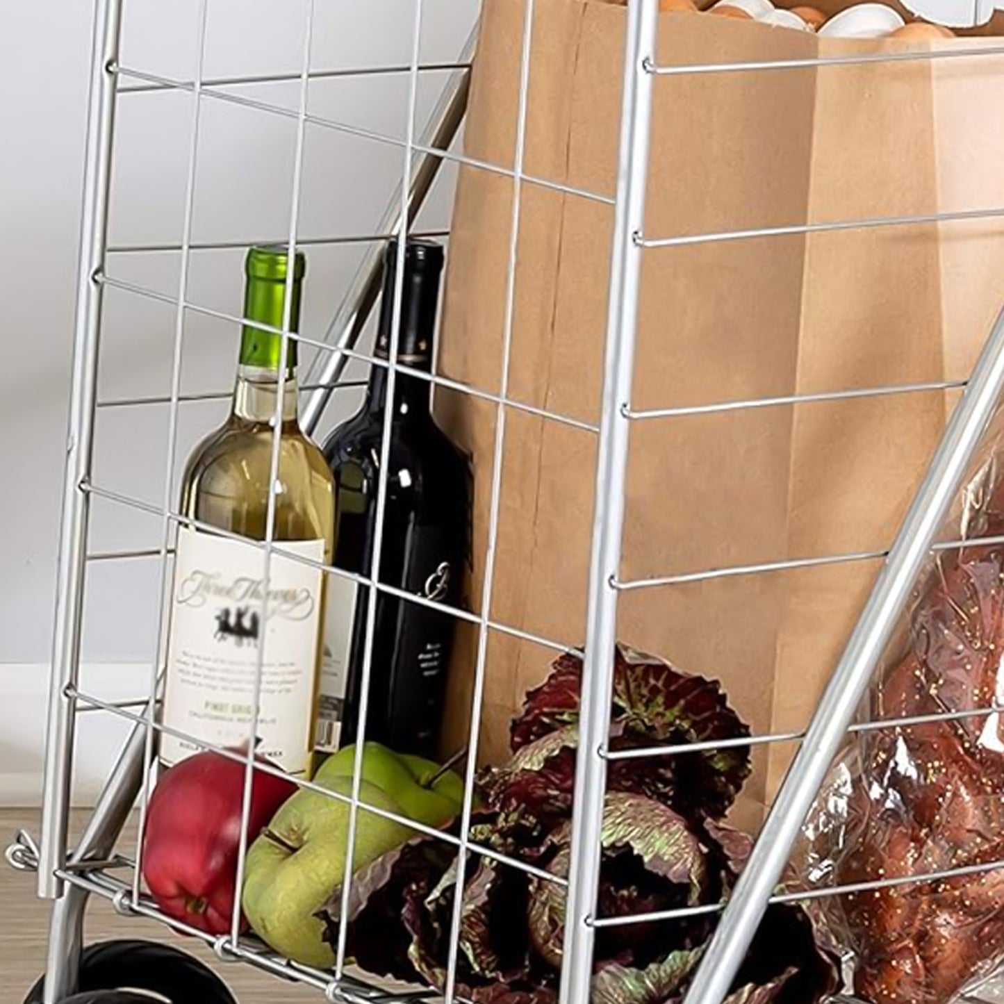 Foldable Shopping Trolley With Wheels ( Moq - 2 Pc) - LootFaat