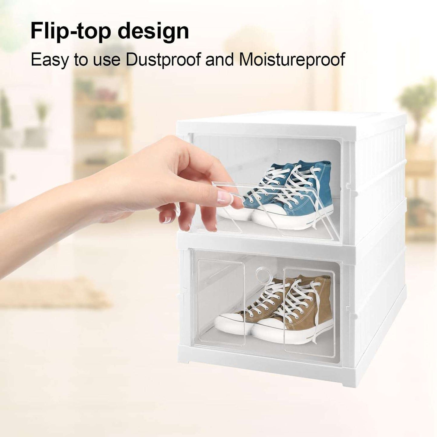 Stackable Multifunctional Storage For Clothes Foldable Drawer Shelf Basket Utility Cart Rack Storage Organizer Cart For Kitchen Pantry Closet Bedroom Bathroom Laundry (2 Layer 1 Pc) - LootFaat