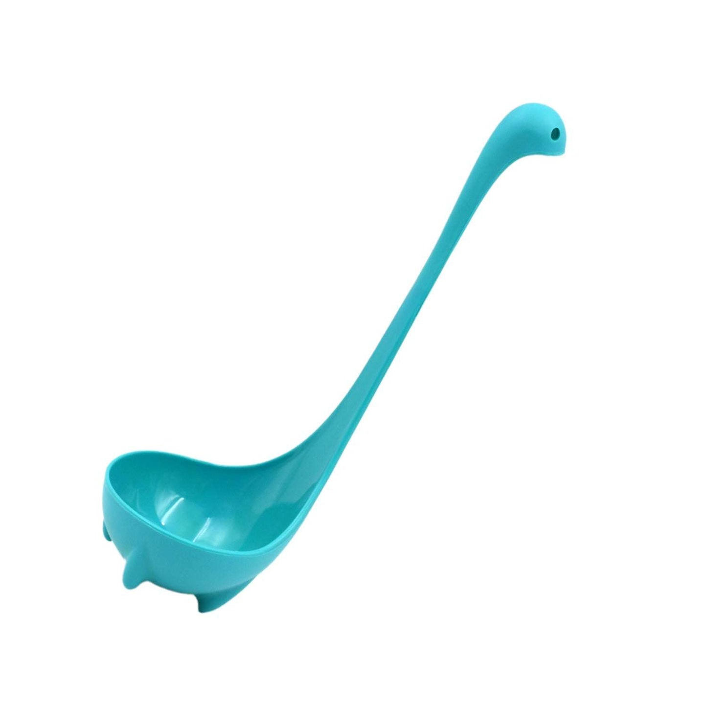 Soup Spoon Creative Long Handle Standing Loch Ness Monster Colander Spoon Dinnerware Cooking Tools Kitchen Accessories - LootFaat