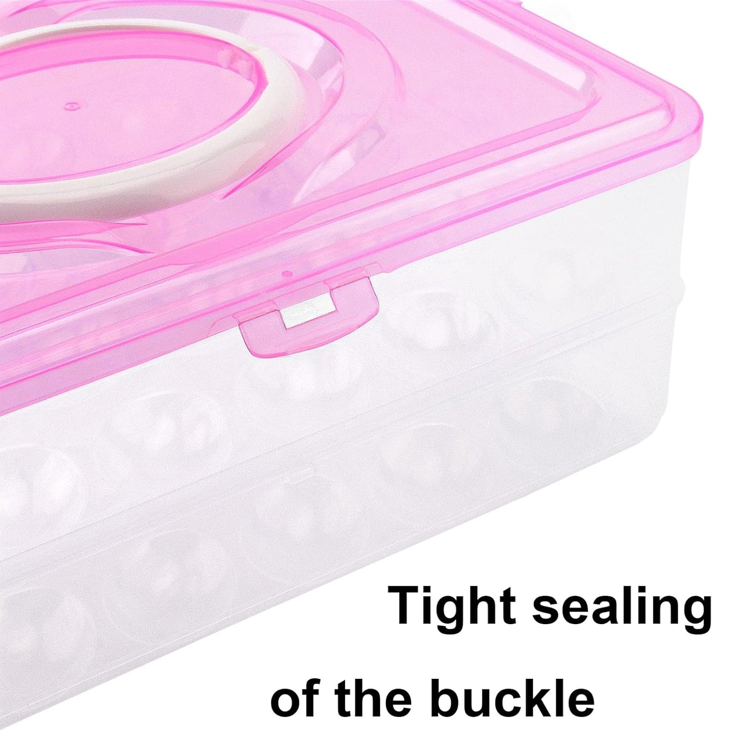 Double Layer 24 Grid Egg Storage Box For Egg Storage Container - LootFaat