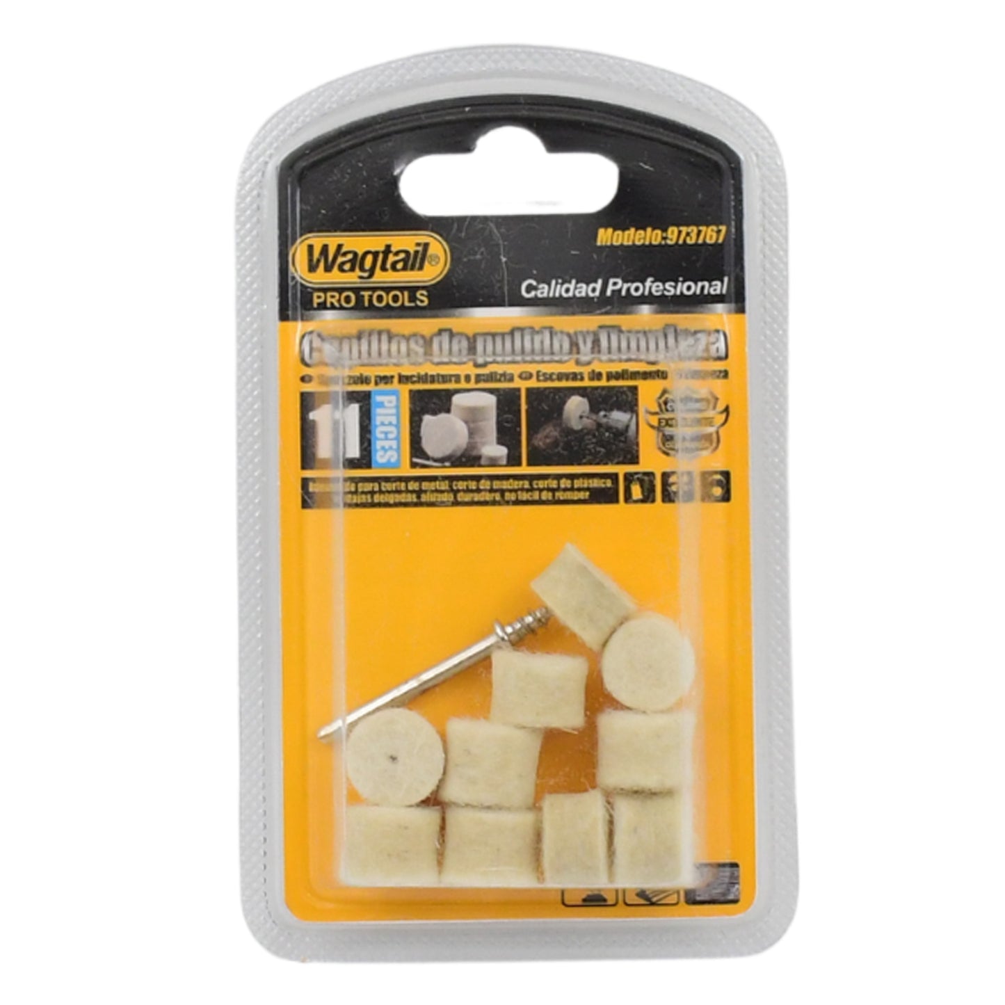 Rotary Tool Accessory Wool Felt Polishing Pad Felt (11 Pcs Set) - LootFaat
