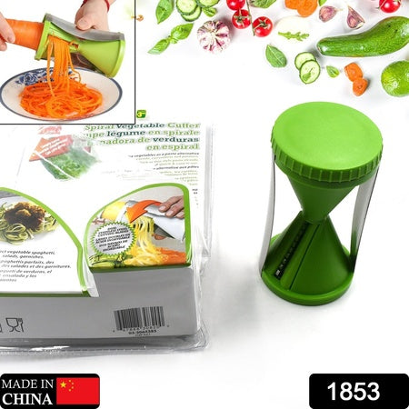 Portable Spiralizer Vegetable Slicer Handheld Spiralizer Peeler Stainless Steel Spiral Slicer For Salad Vegetables Fruit Slicer - LootFaat