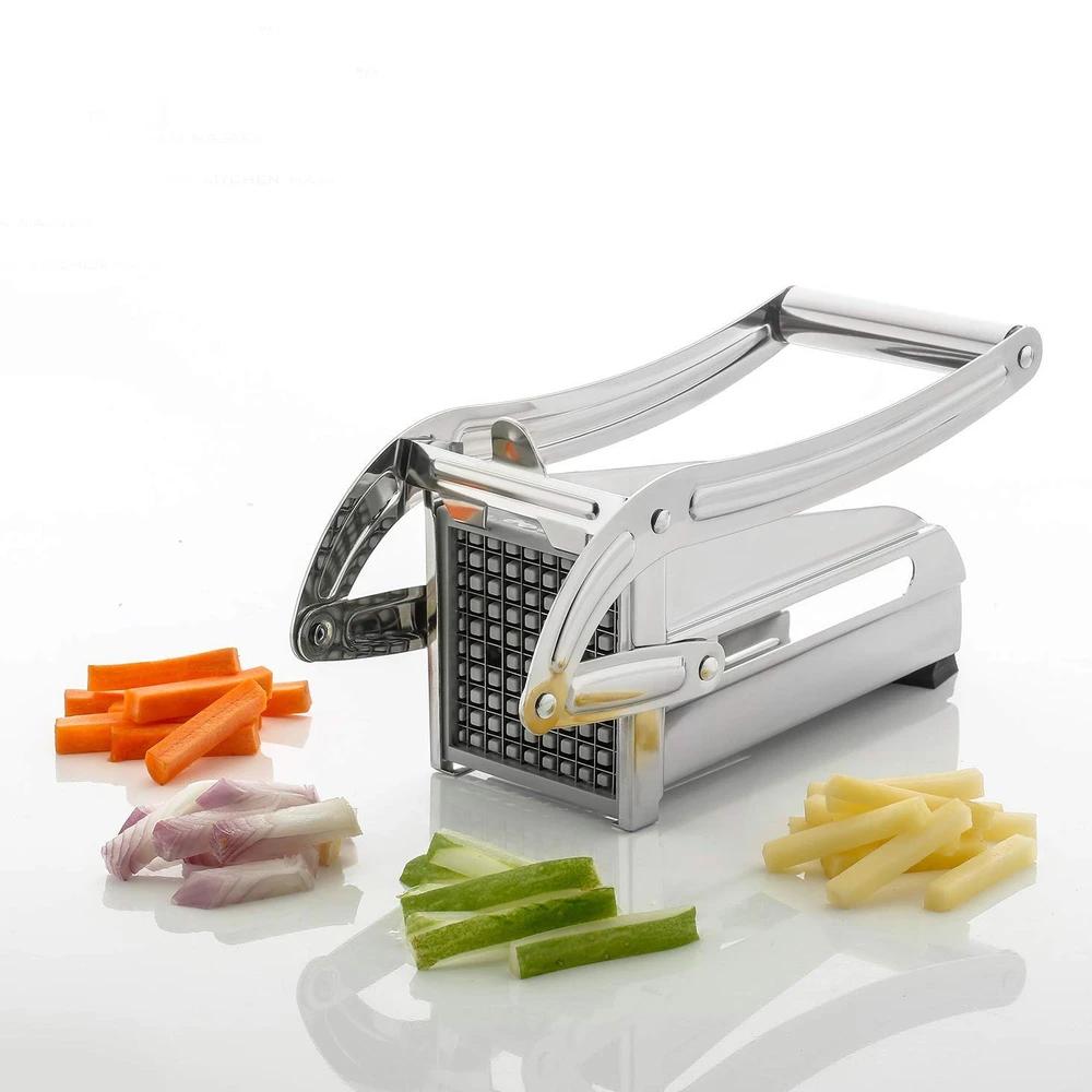 French Fries Potato Chips Strip Cutter Machine With Blade - LootFaat