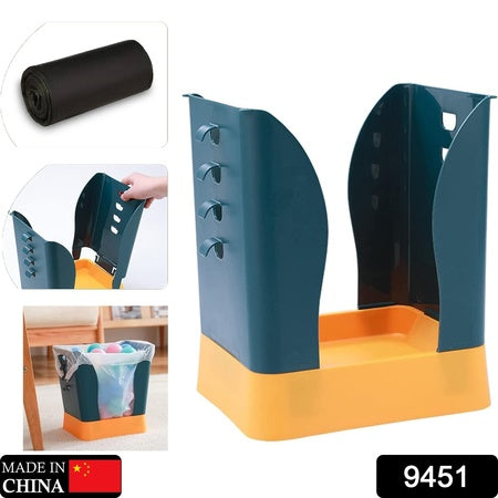 Waste Bin Trash Can Waste Container Expandable Trash Can Plastic Trash Can Plastic Garbage Can Expandable Trash Bag Holder Large Capacity For Kitchen Bathroom Living Room Bedroom Outdoor (1 Pc) - LootFaat