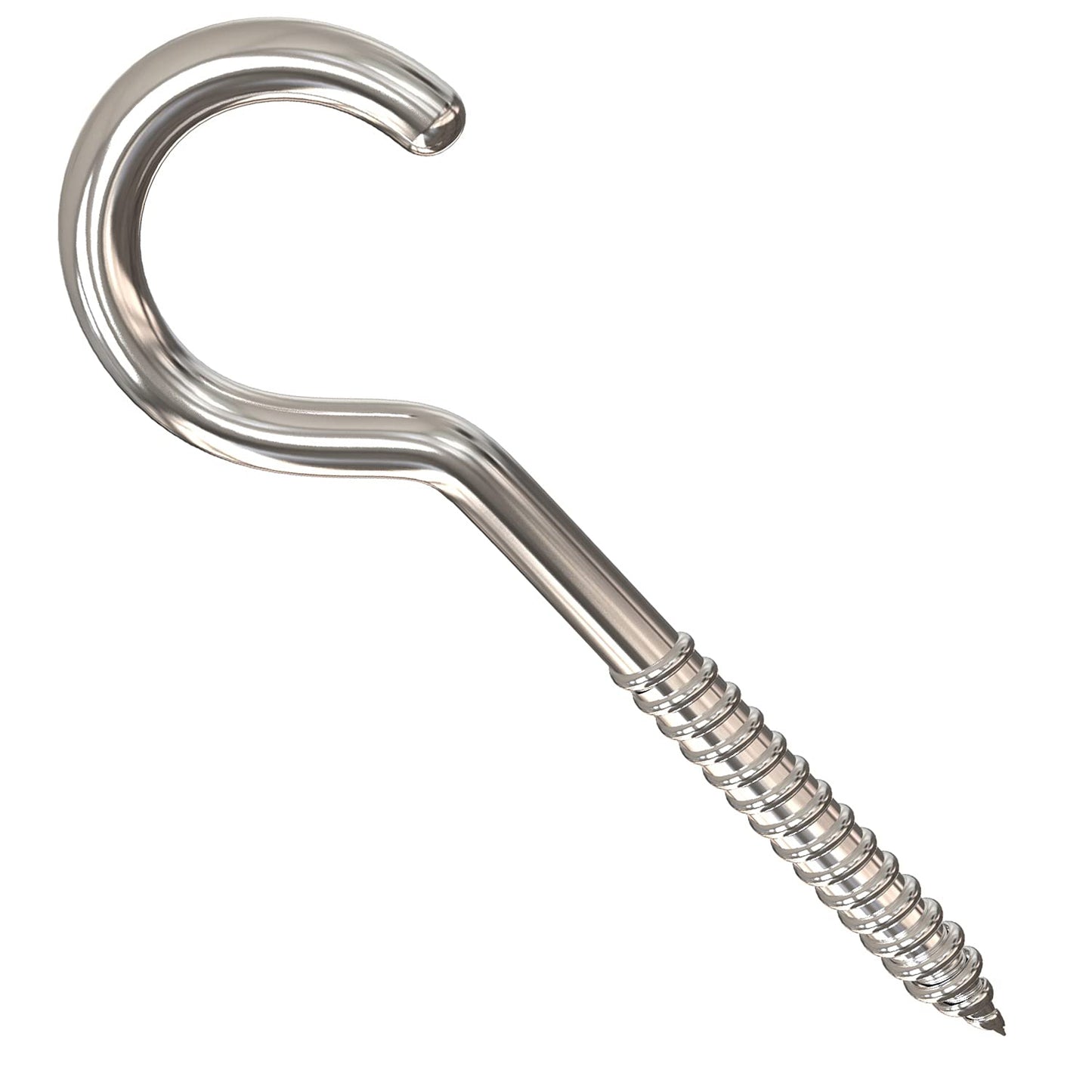 Eye Hooks Screw In Heavy Duty Stainless Steel Eye Bolts Screw (7 Pc Set) - LootFaat