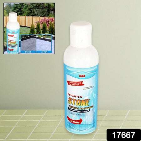Stone Stain Remover Cleaner Stone Crystal Plating Agent Marble Stone Cleaner Polishes Crystal Plating For Kitchen Patio Backyard Marble Cleaner And Polish (75 Ml Approx 1 Pc) - LootFaat