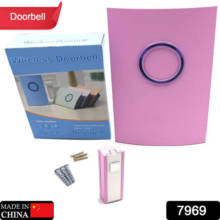 Wireless Doorbell Doorbell Button Wireless 100m Remote Waterproof Wireless Doorbell Many Tones Ip44 Waterproof Door Bell For Home - LootFaat