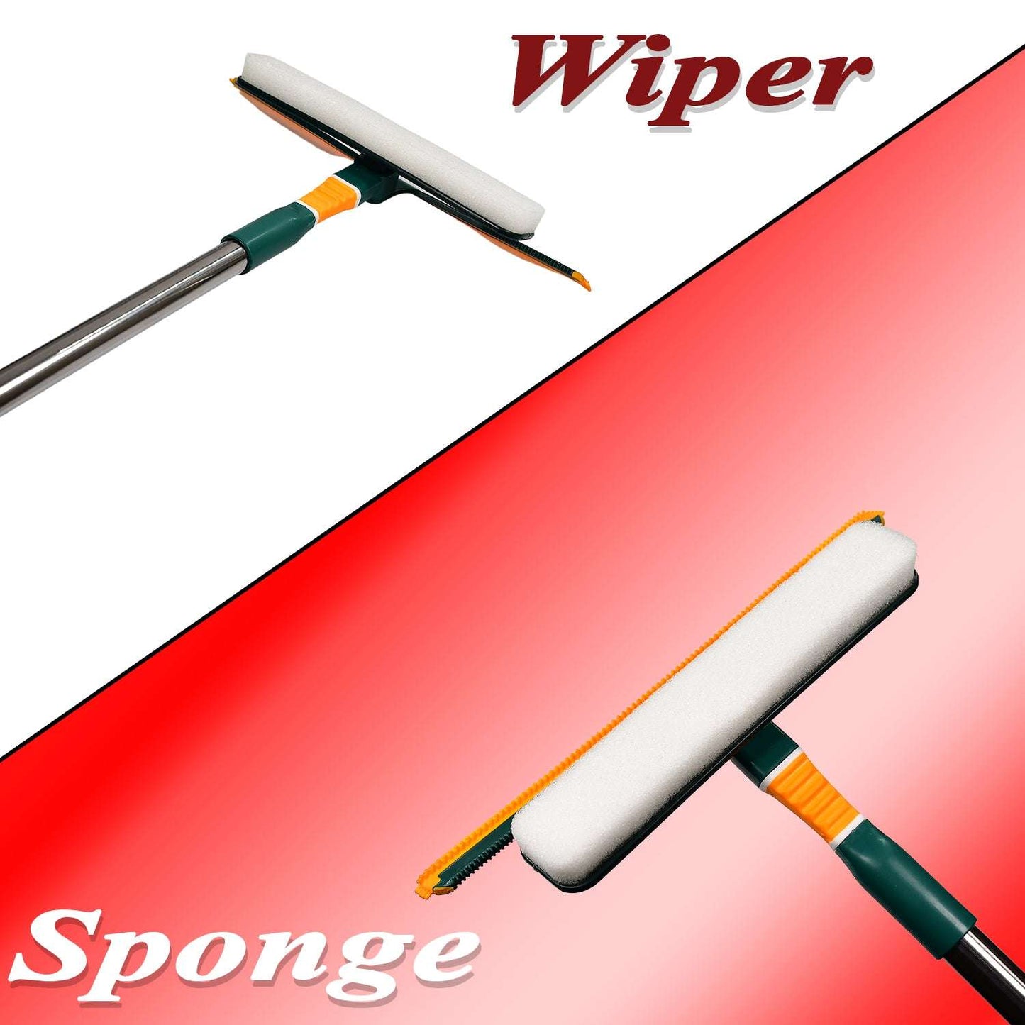 3 In 1 Glass Wiper Used In All Kinds Of Household And Official Places For Cleaning And Wiping Of Floors Glasses And Dust Etc. - LootFaat