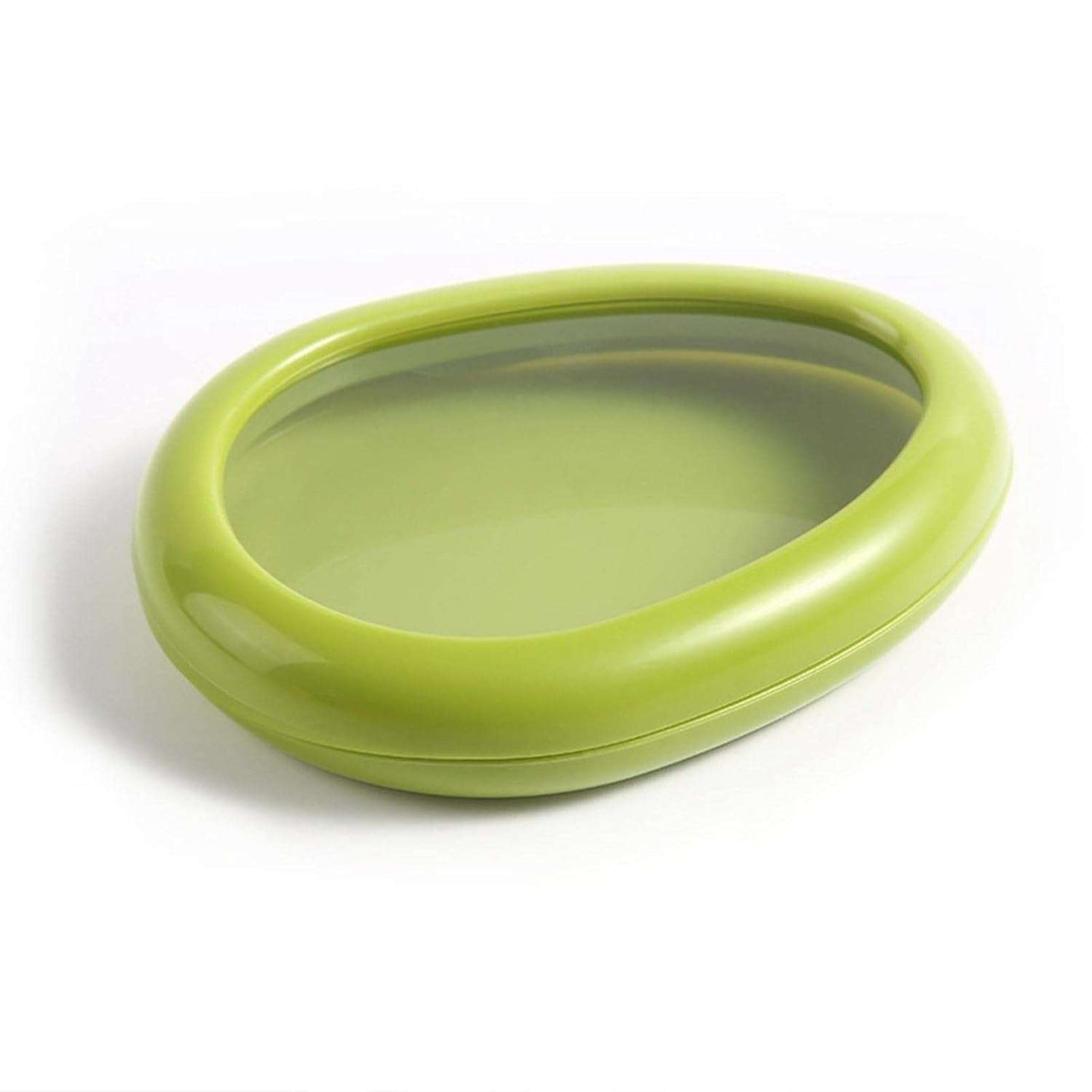 Green Oval Shape Vegetable Container Premium Fruits Saver Keeper (1 Pc) - LootFaat