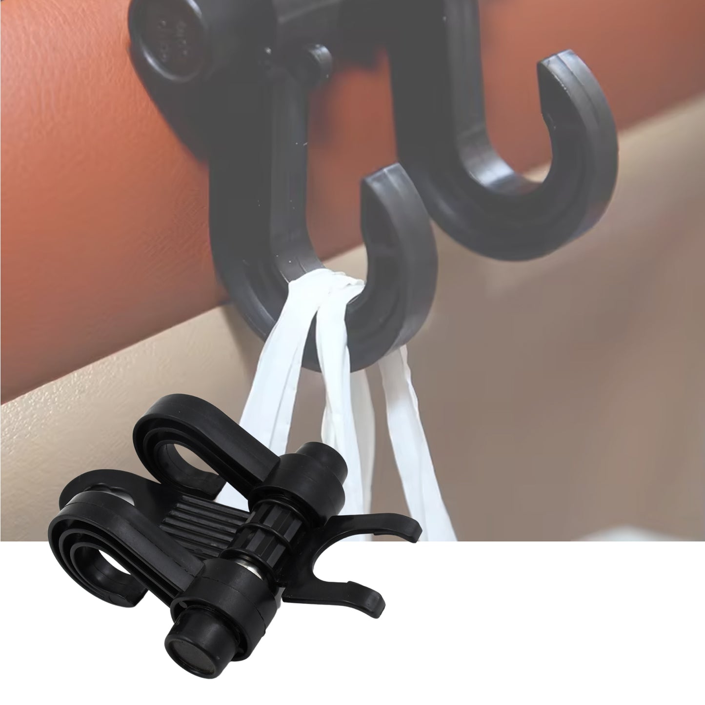 Car Hooks Vehicle Back Seat Hidden Headrest Hanger (1 Pc) - LootFaat
