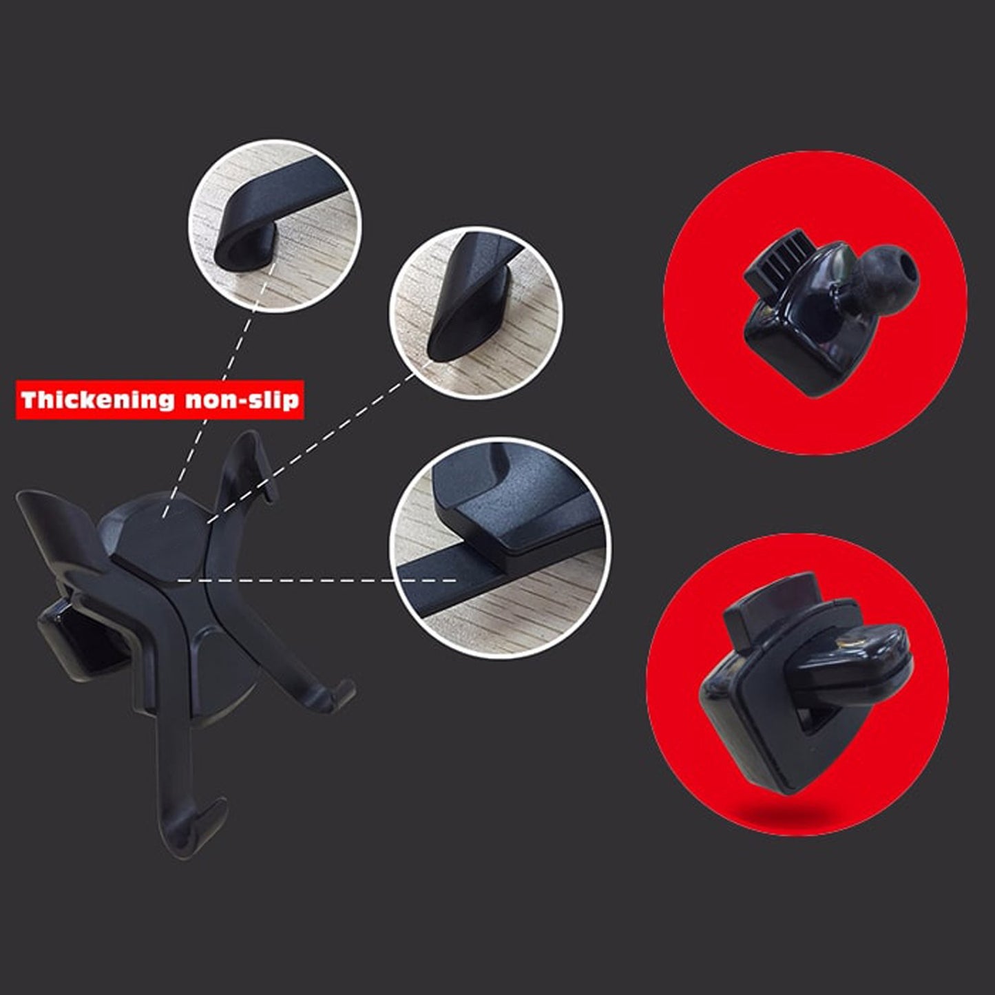 2pc Car Mount Air Vent Holder - LootFaat