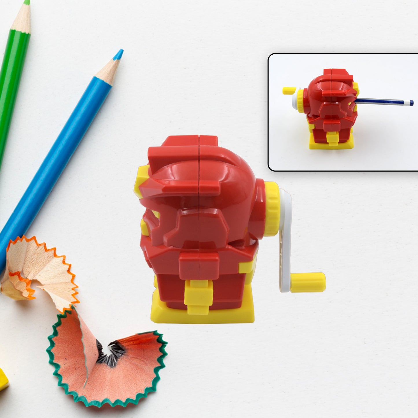Sharpener For Pencil With Removable Tray Hardiness Steel Cutter Kids Teddy Shaped Pencil Sharpener Machine Birthday Return Gift Stationary Gifts - LootFaat