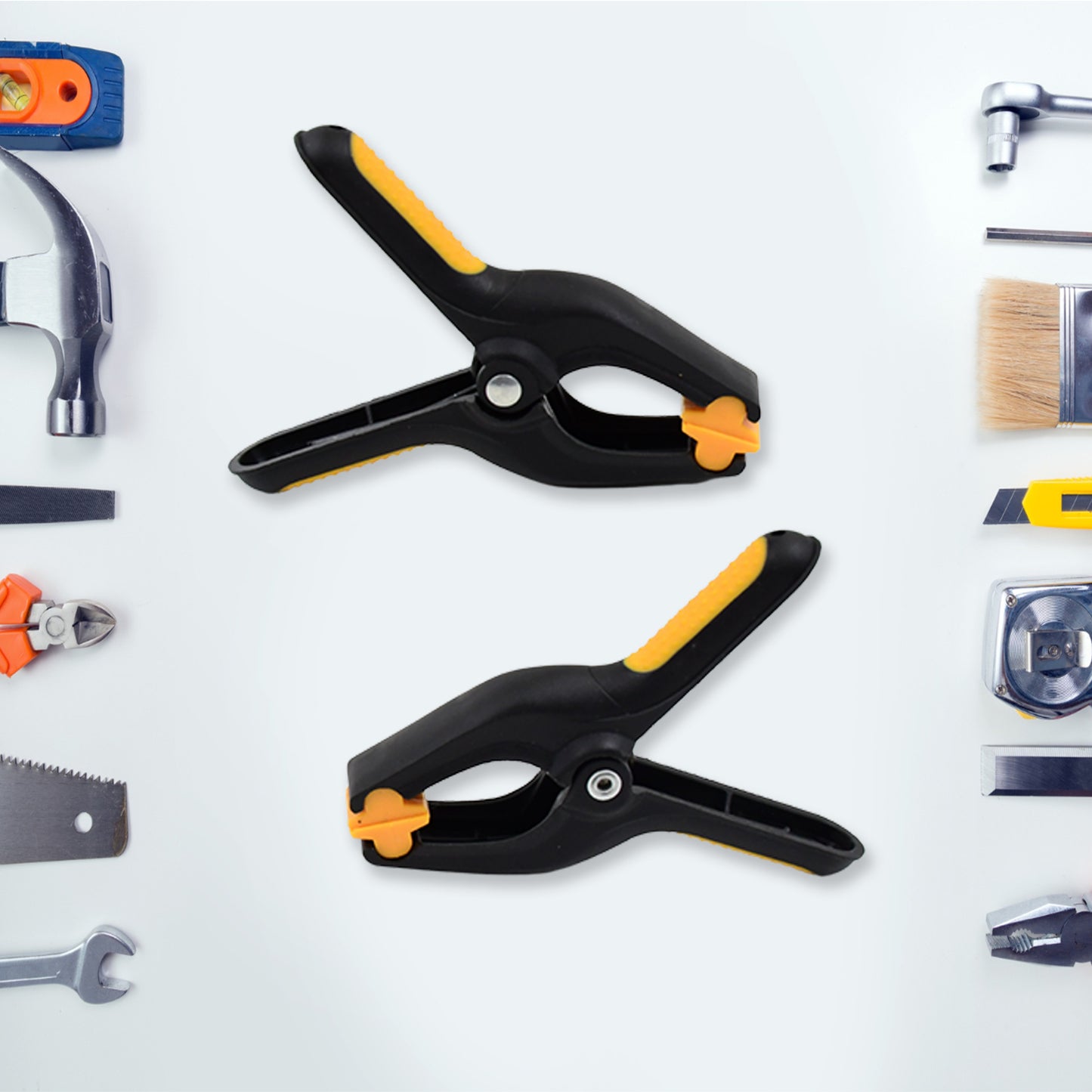 3 Inch Heavy Duty Clips Clamp Spring Clamps Clip Fixture (2 Pc Set) - LootFaat