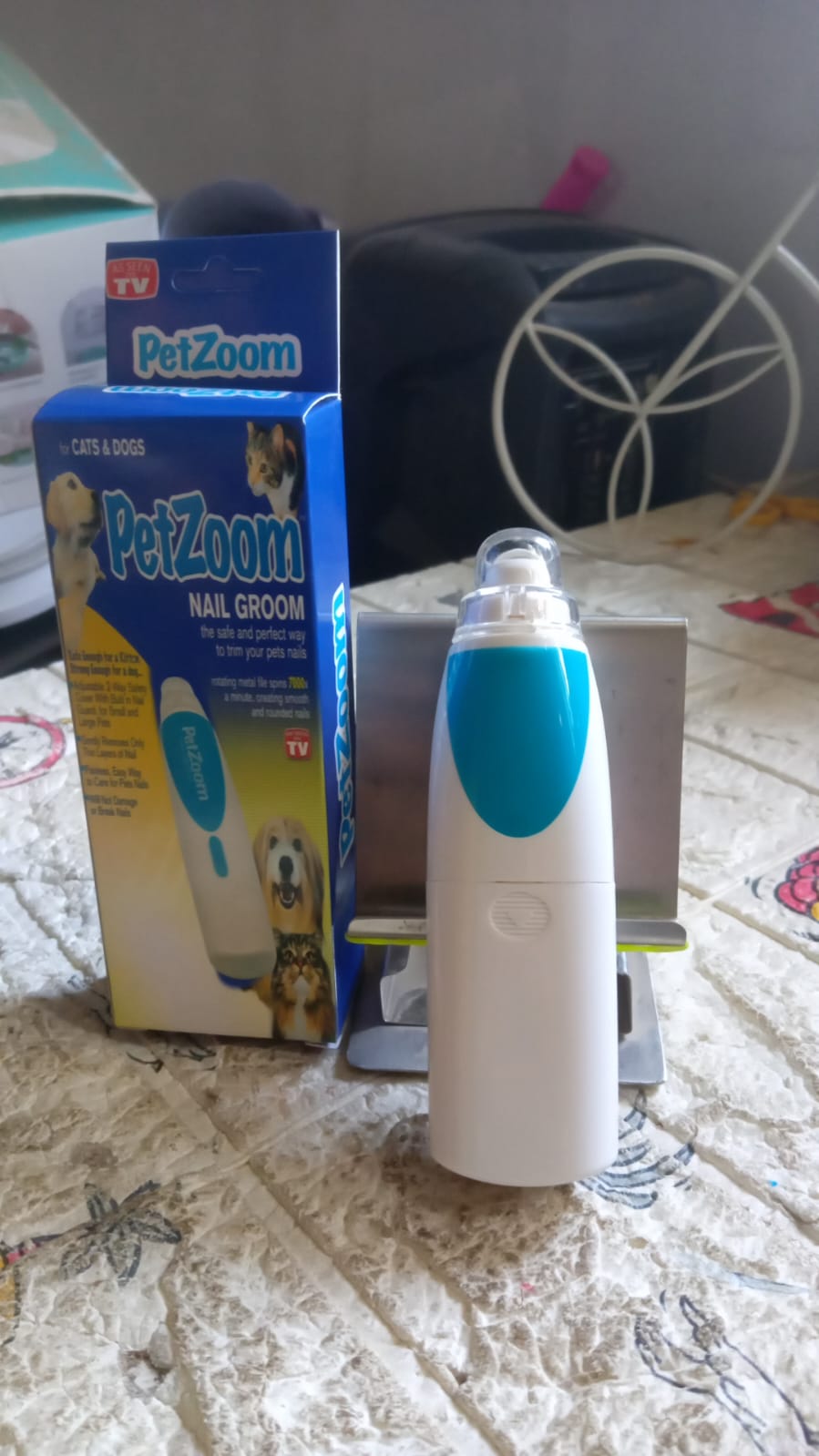 Electric Pet Nail Paw Trimmer Clipper For Dogs And Cats Nail Grinding Trimmer Cordless For Dogs Cats (1 Pc Battery Not Included) - LootFaat