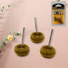 Abrasive Buffing Polishing Wheel Set - 3mm Shank (3 Pcs)