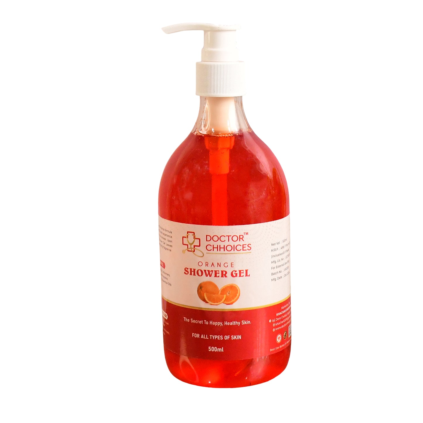 Doctor Chhoices Orange Shower Gel 500ml (1 Pc)