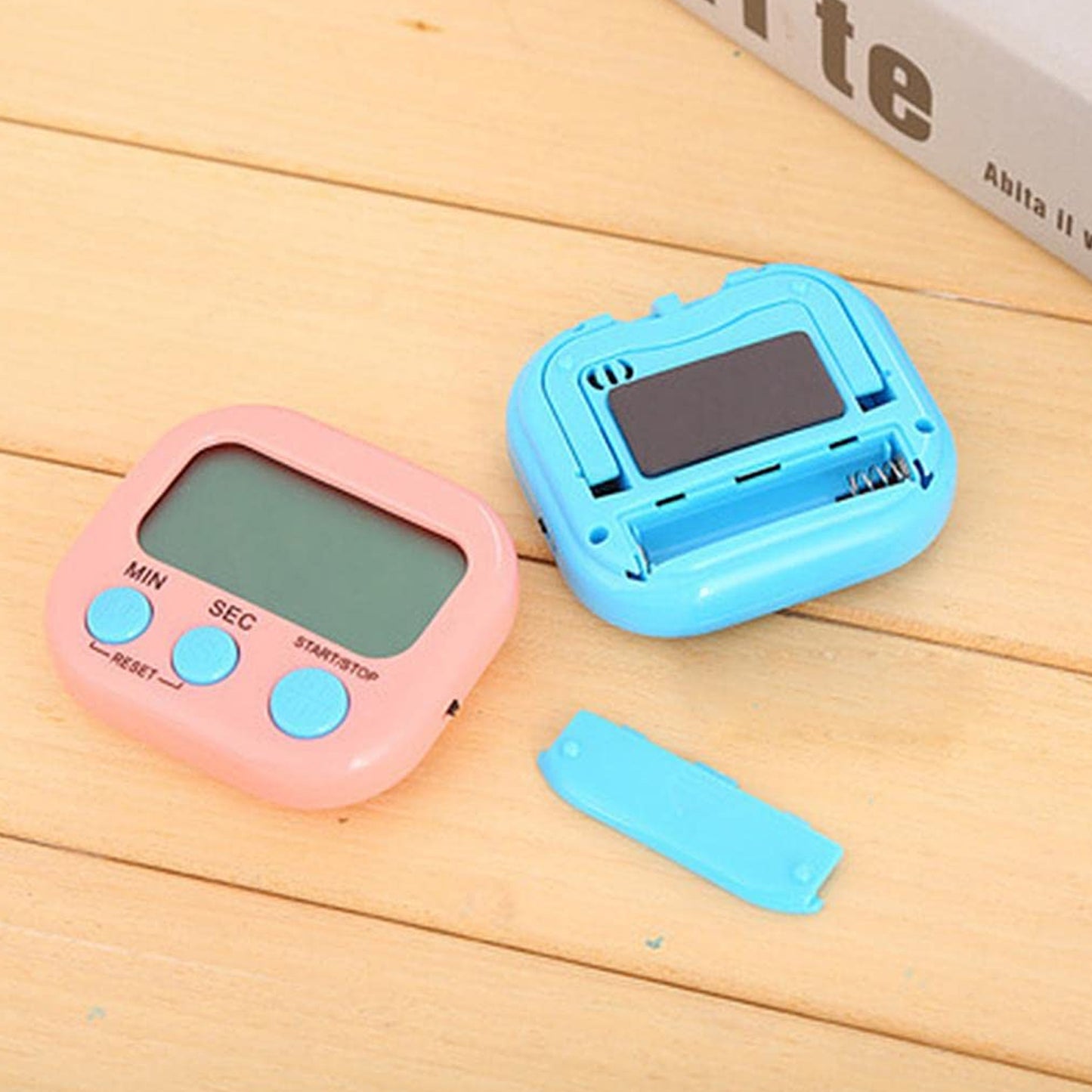 Digital Kitchen Timer Clear Big Digits 0-99 Min For Cooking Office Clock - LootFaat