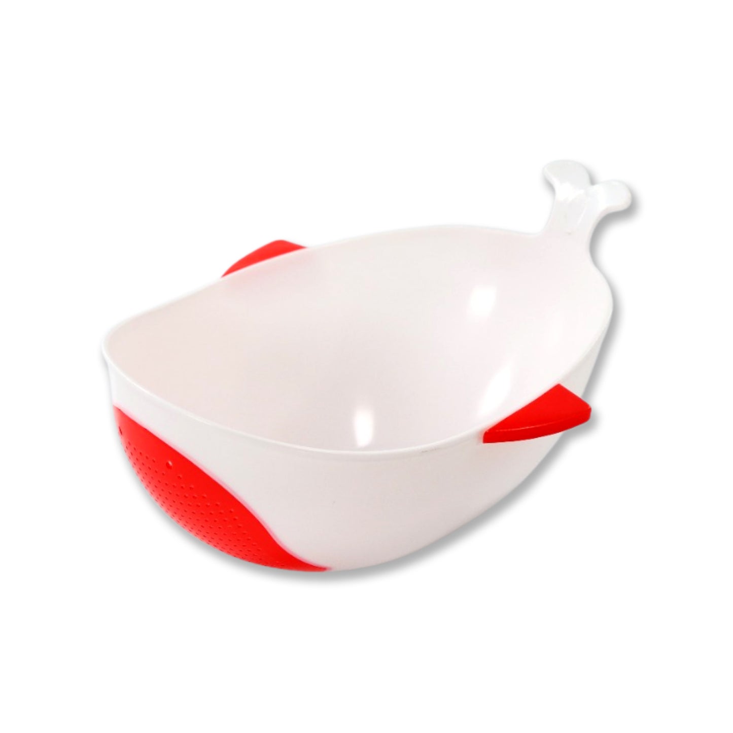 Plastic Rice Pulses Fruits Vegetable Noodles Pasta Washing Bowl And Strainer - LootFaat