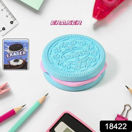 Biscuit Shape Eraser Unique Designs Patterns (1 Pc) - LootFaat