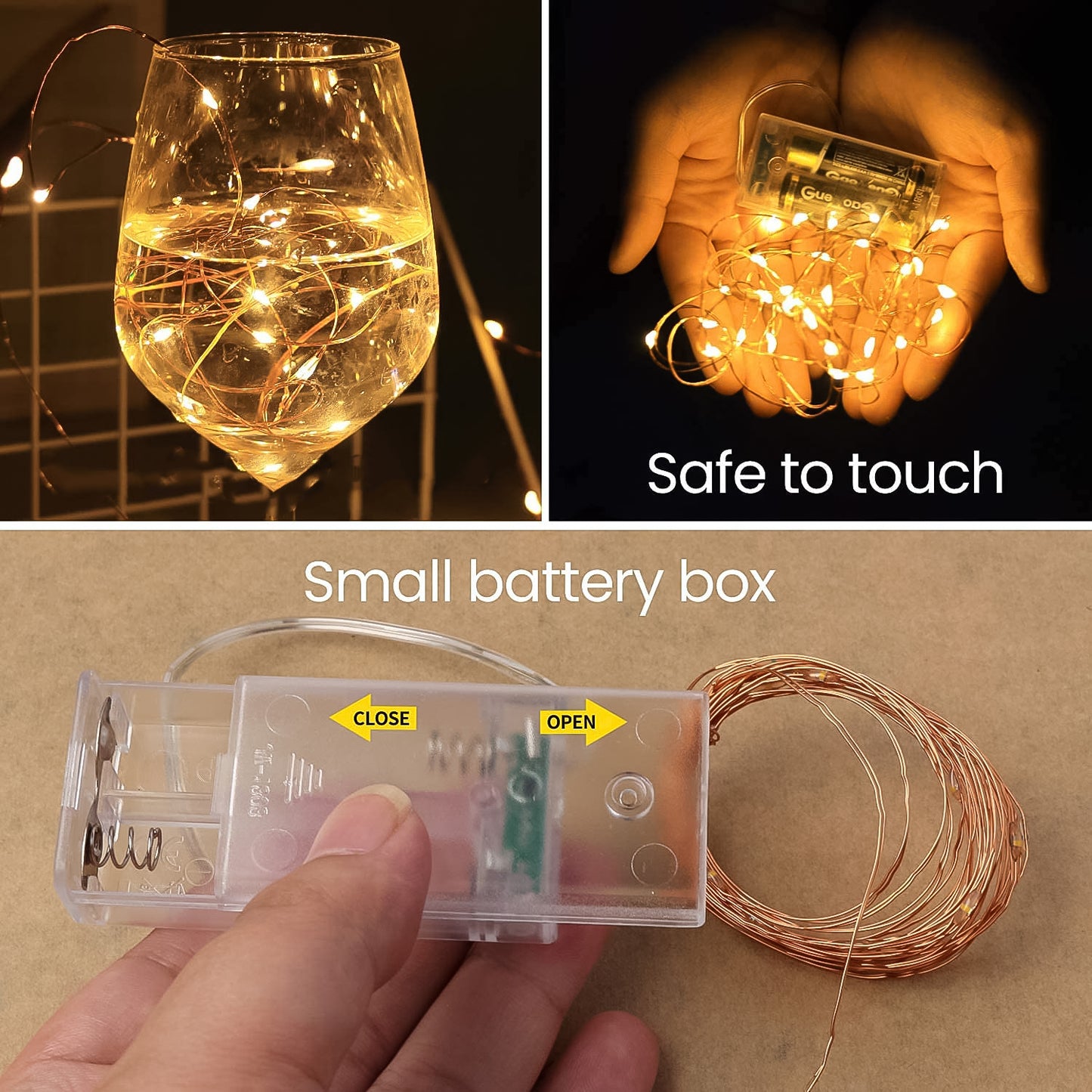 Led Flexible Wire Waterproof Lights For Party (2aa Battery Operated Battery Not Included) - LootFaat