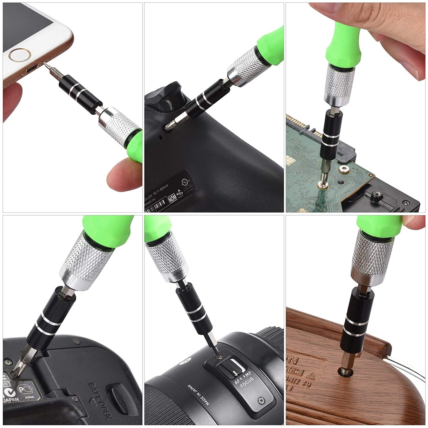32 In 1 Mini Screwdriver Bits Set With Magnetic Flexible Extension Rod - LootFaat