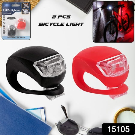 Silicone Led Bike Light Set (2 Pcs Set) - LootFaat