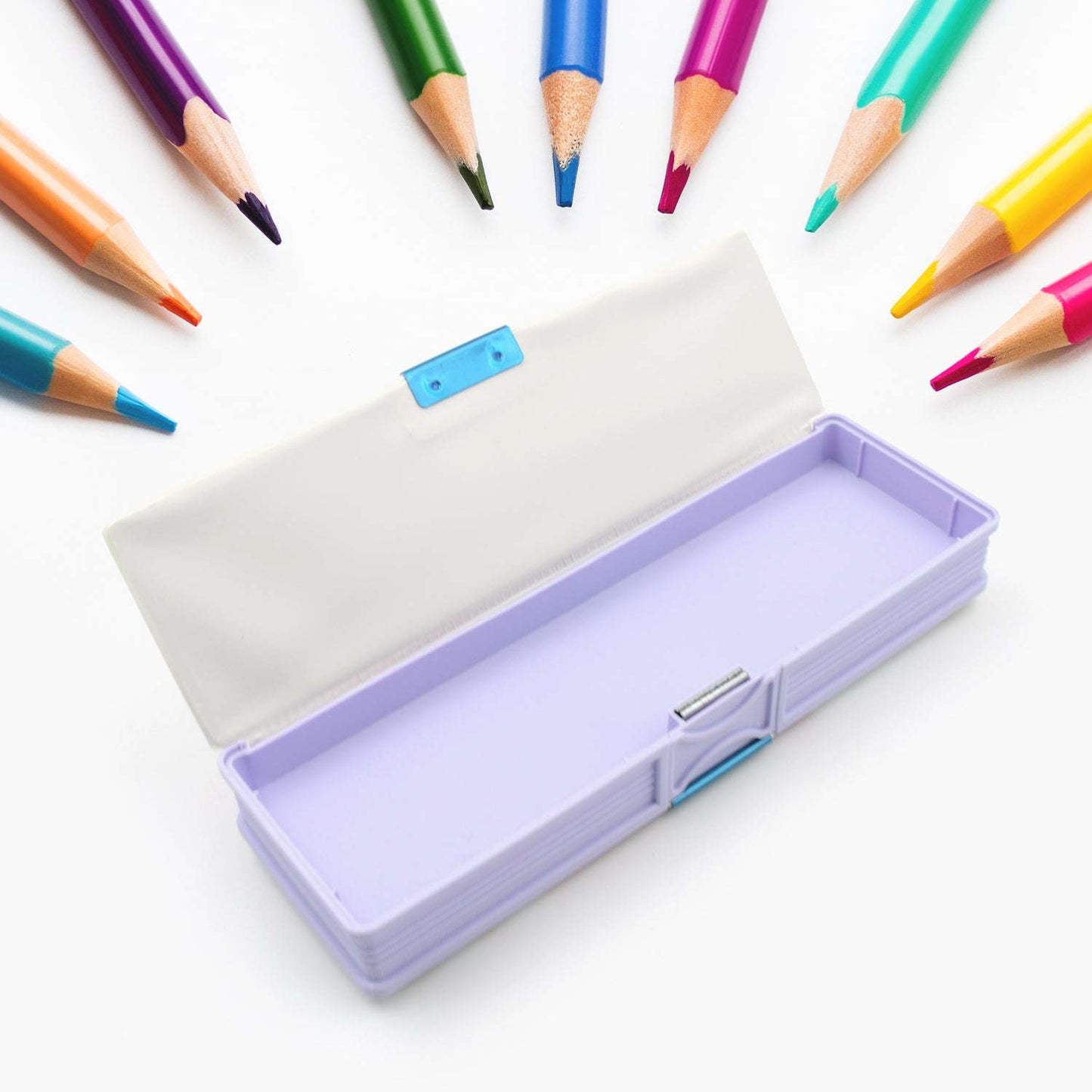 Multipurpose Compass Box Plastic Double Deck Pencil Case With 2 Compartments Supplies Utility Box Storage Organizer Pencil Box For School Cartoon Printed Pencil Case For Kids Birthday Gift For Girls Boys - LootFaat