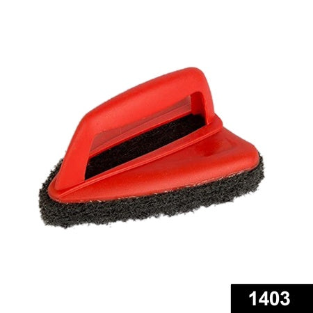 Bathroom Brush With Abrasive Scrubber For Superior Tile Cleaning - LootFaat