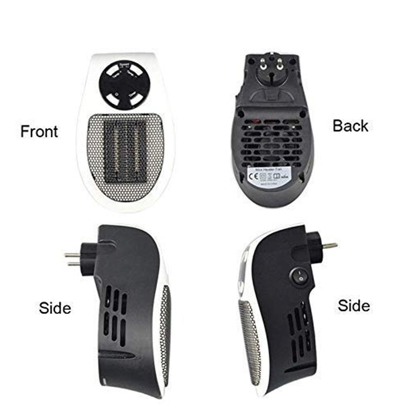 Portable Electric Heater Mini Fan Heater Desktop Household - LootFaat