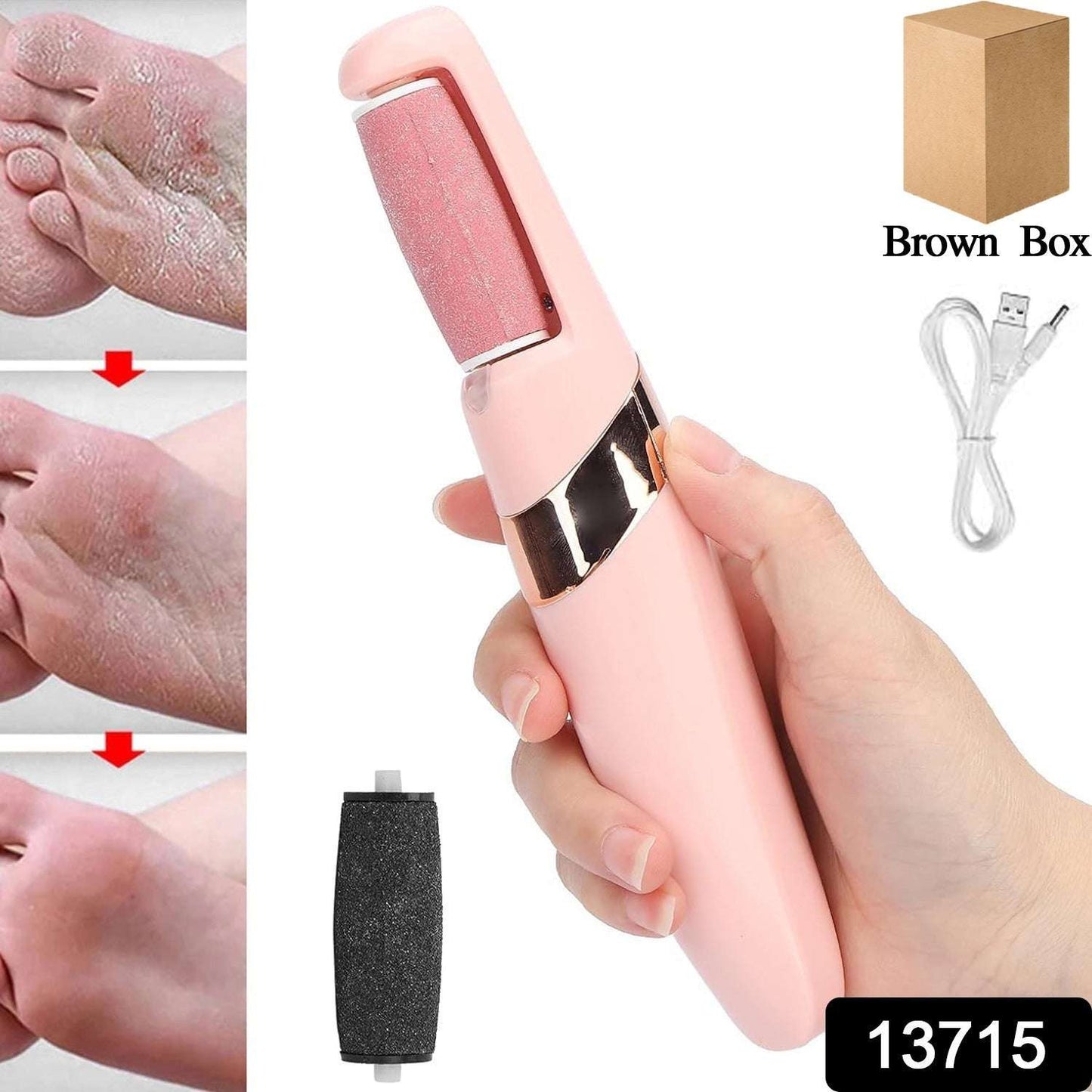 Flewless Pedi Electronic Foot File - Rechargeable Callus Remover