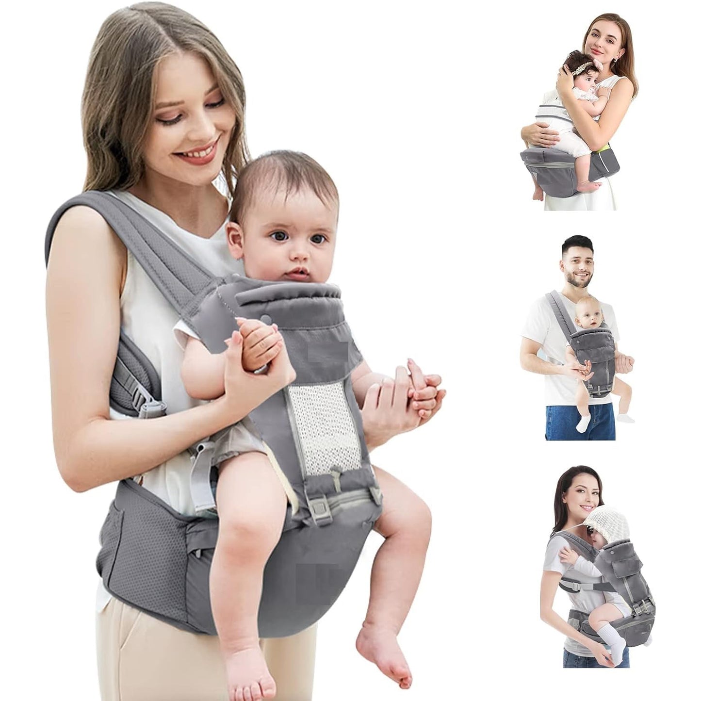 Ergonomic Baby Carrier Bag Baby Holder Carrier (1 Pc) - LootFaat