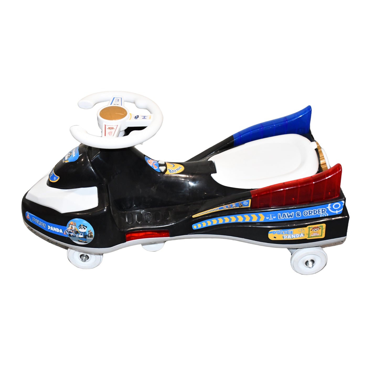 Twisted Police Ride-on Toy Car For Kids With Musical With Lights - LootFaat
