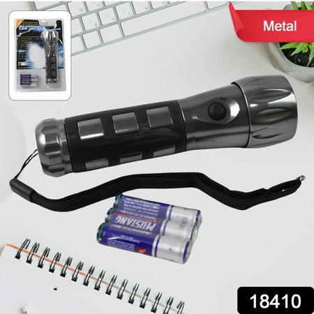 Aluminium Ledxenon Rubber Grip Handtourch (31.5v Aaa Batteries Not Included) - LootFaat