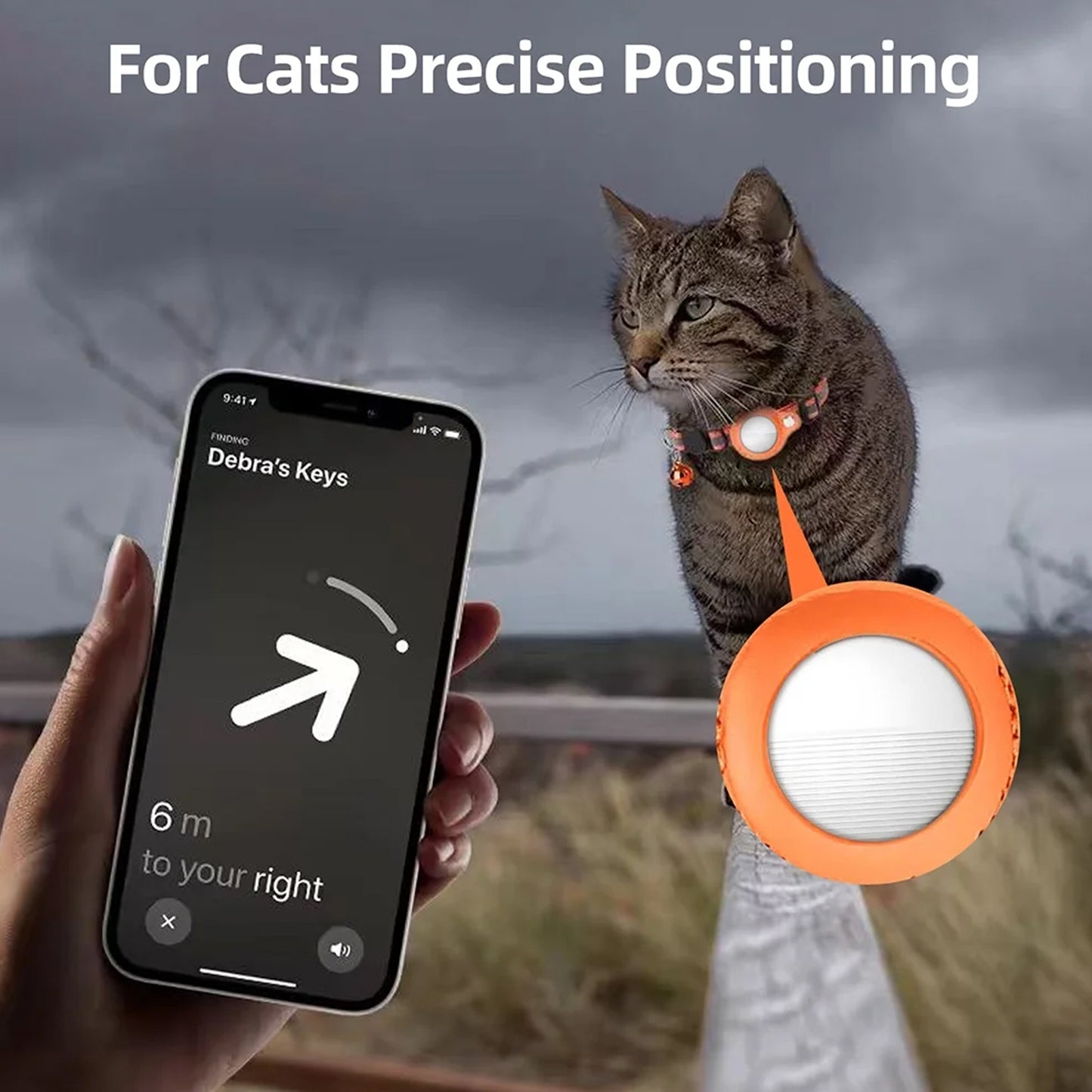 Finder Compatible With Find My App Global Tracking Gps Tracker With Sound Alarm - LootFaat