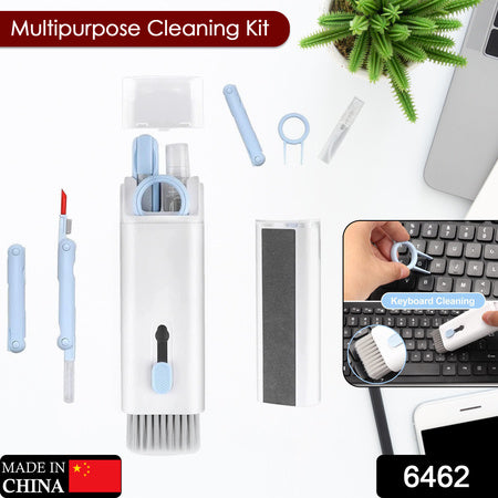 7 In 1 Electronic Cleaner Kit Cleaning Kit For Monitor Keyboard Airpods Screen Dust Brush Including Soft Sweep Swipe Airpod Cleaner Pen Key Puller And Spray Bottle - LootFaat