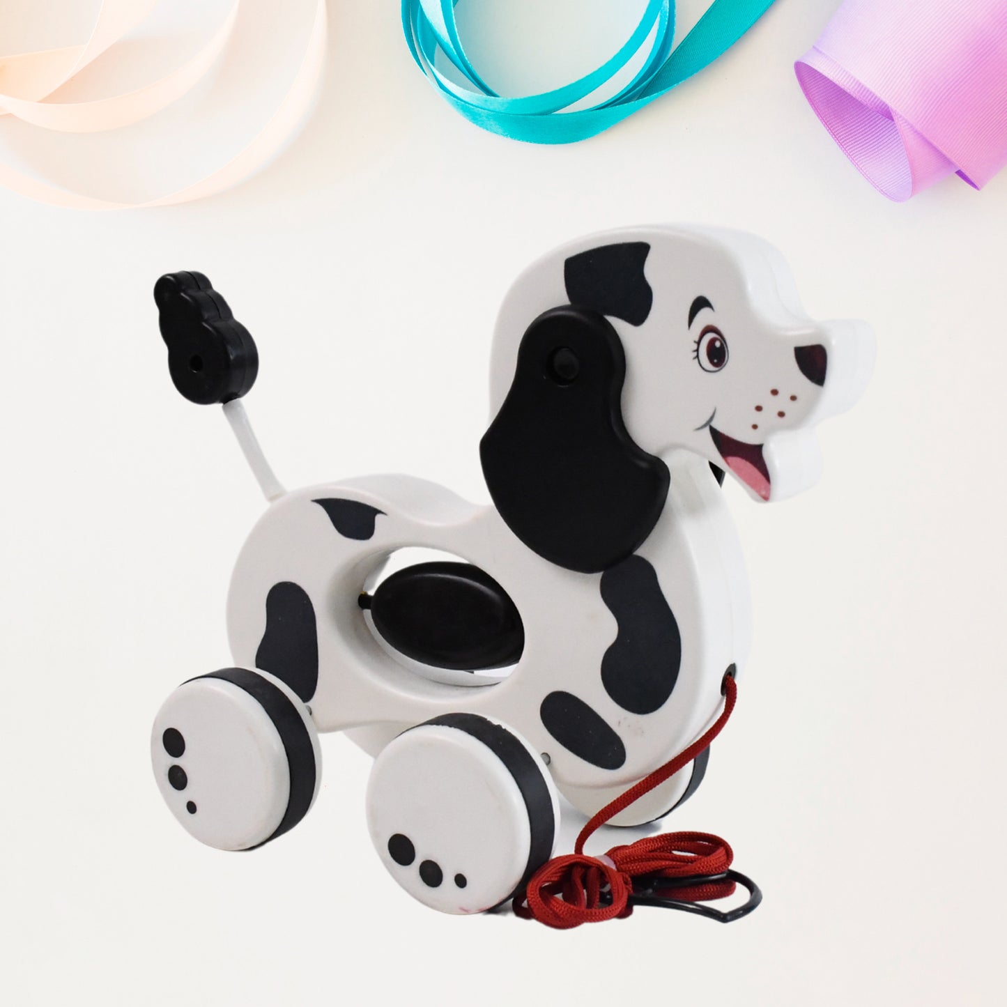 Dog Pull Along Toddler Toy With Attractive Design (1 Pc) - LootFaat