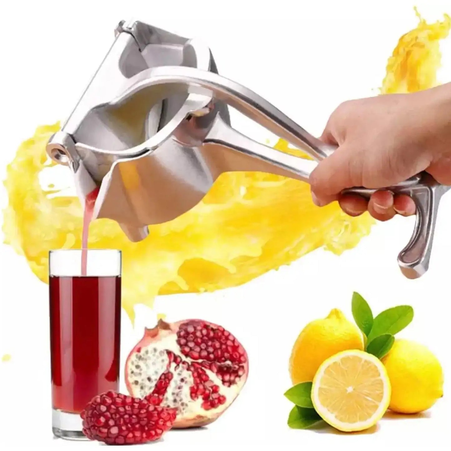 Manual Aluminium Metal Fruit Press Juicer ( Brown Box ) - LootFaat