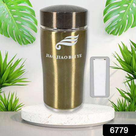 Stainless Steel Sports Fridge Water Bottle Eco-friendly Leak-proof Water Bottle For Office Bottle Gym Bottle Home Kitchen Hiking Treking Bottle Travel Bottle 300 Ml Approx - LootFaat